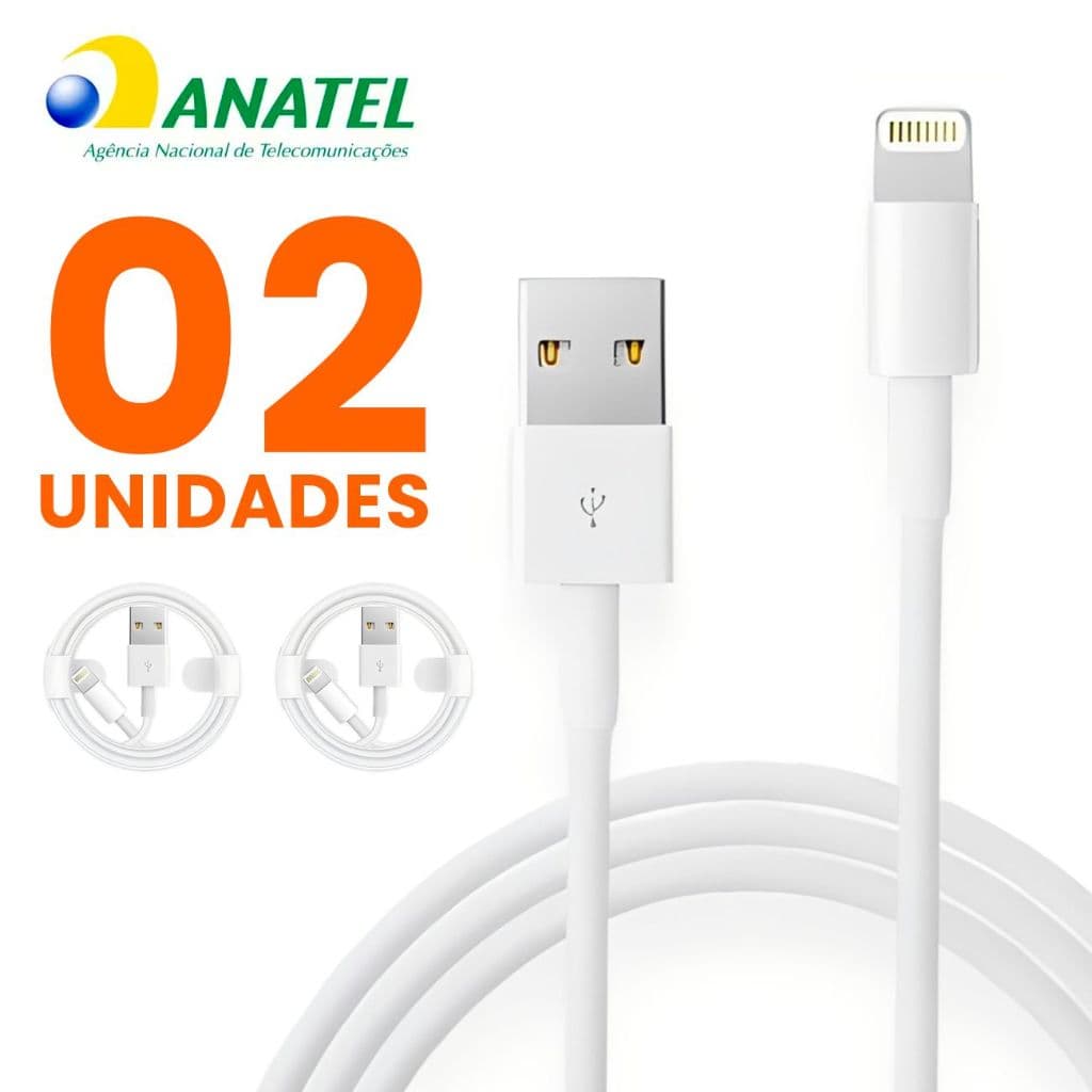 Cabos USB Original Carregamento Rápido Compatível iPhone 14 13 12 11 Pro Max XR XS