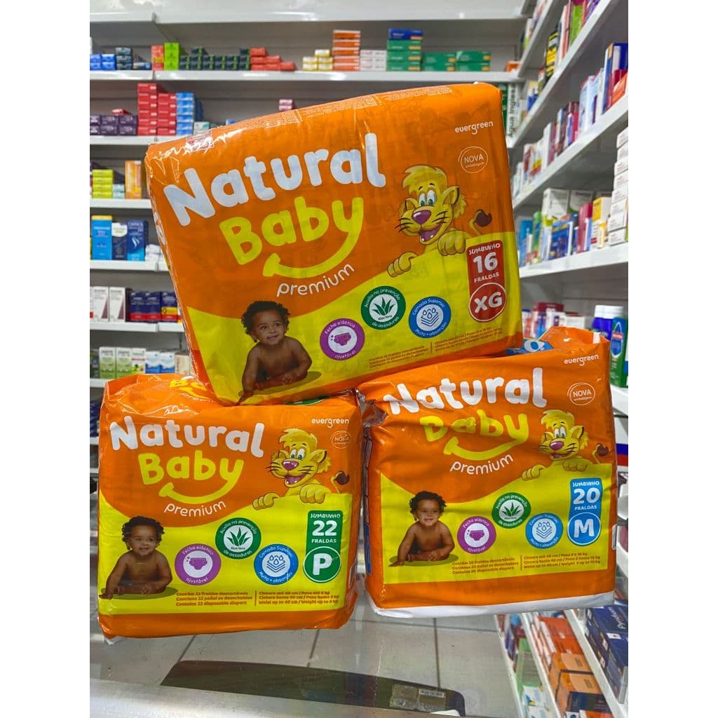 Fralda Descartável Natural Baby Premium