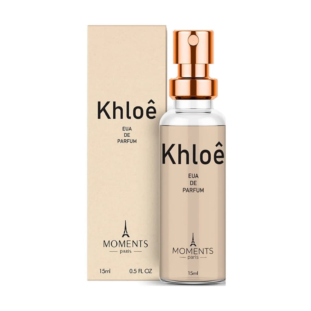 Perfume de Bolsa/Viagem Feminino Encantador Importado Khloê EDP Moments Paris -15ml