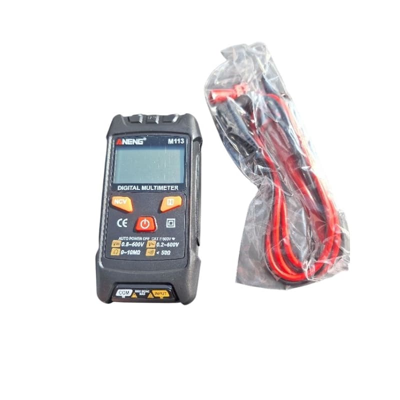 Mini Multímetro Digital inteligente portátil de bolso M113 Ac/Dc  Automotivo/residencial  bip sonoro teste  continuidade
