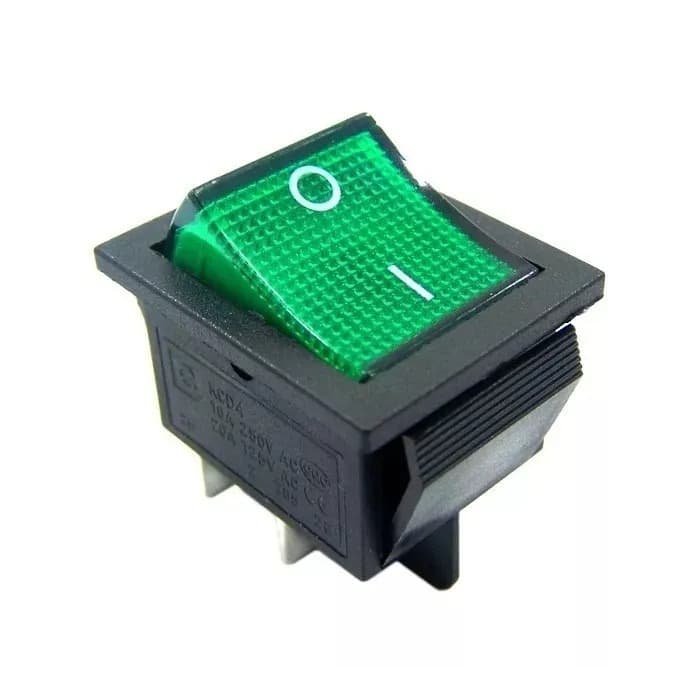 BOTÃO INTERRUPTOR PARA PASSADEIRA A VAPOR VERDE VARIAS MARCAS