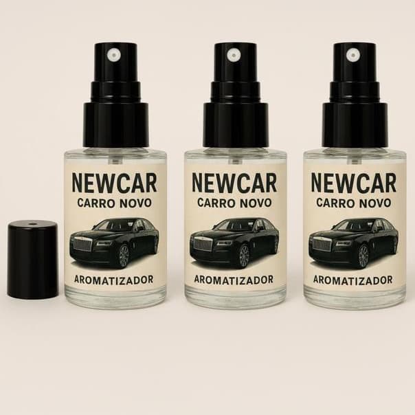KIT 3 cheirinho Carro Novo spray automotivo para carro concentrado New Car