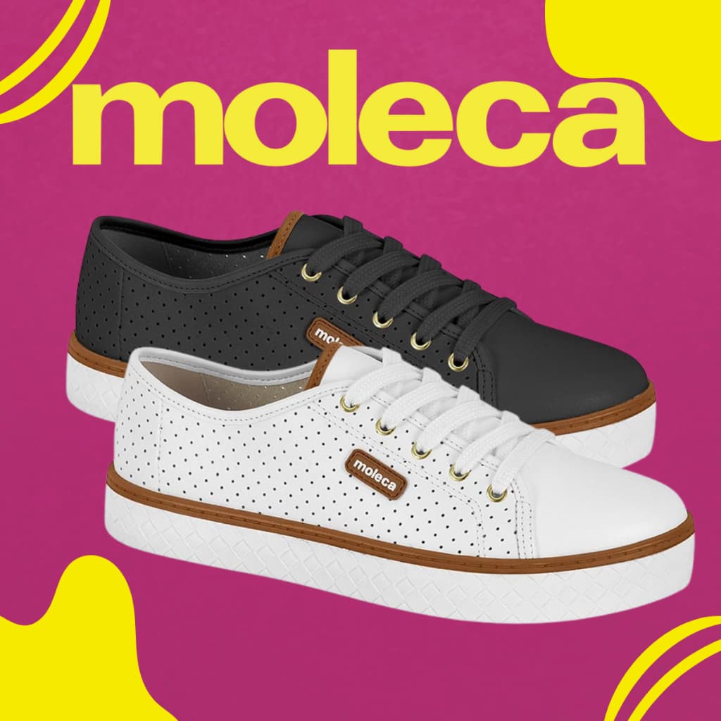 Sapato Moleca Plataforma Reta Casual Furinhos Respirável Leve Macio Confortável Dia a Dia Trabalho