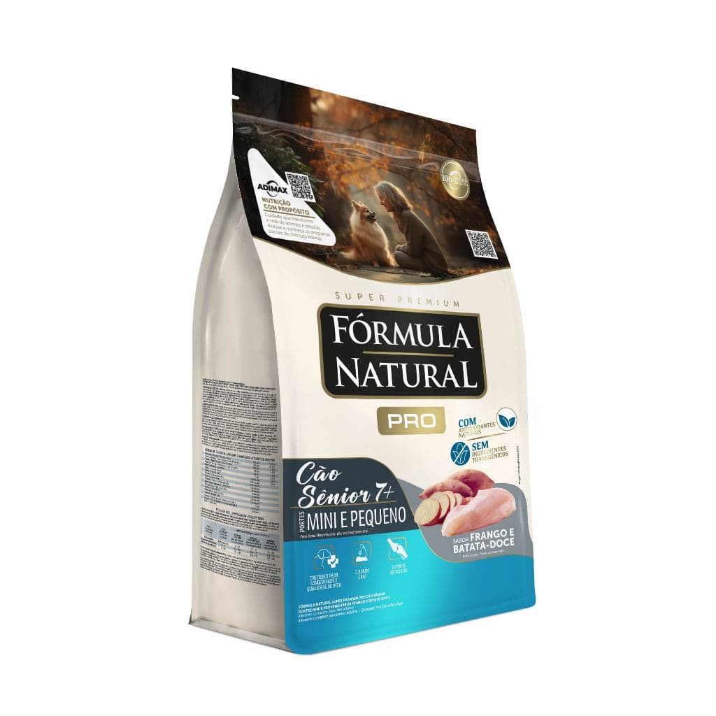 Ração Fórmula Natural Pro Cães Sênior Porte Mini e Pequeno 2,5kg Adimax