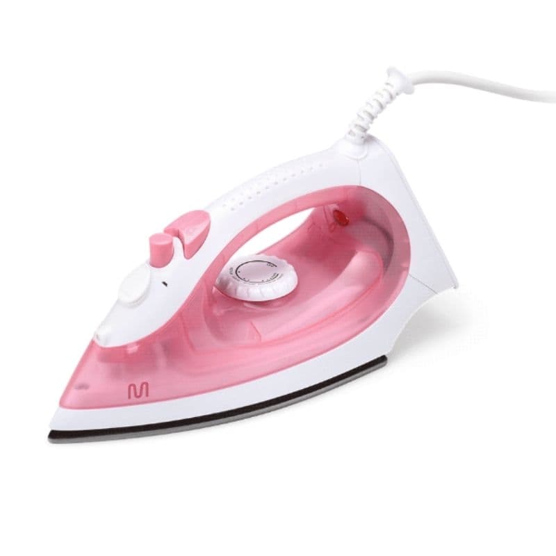 Ferro de Passar a Vapor Multilaser HO456 | 1200W | Base Antiaderente | Branco/Rosa | 110V