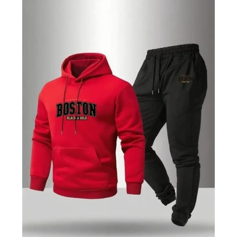 conjunto moletom flanelado unissex feminina masculino canguru capuz casaco de frio blusa boston stretwear Nova york Cit