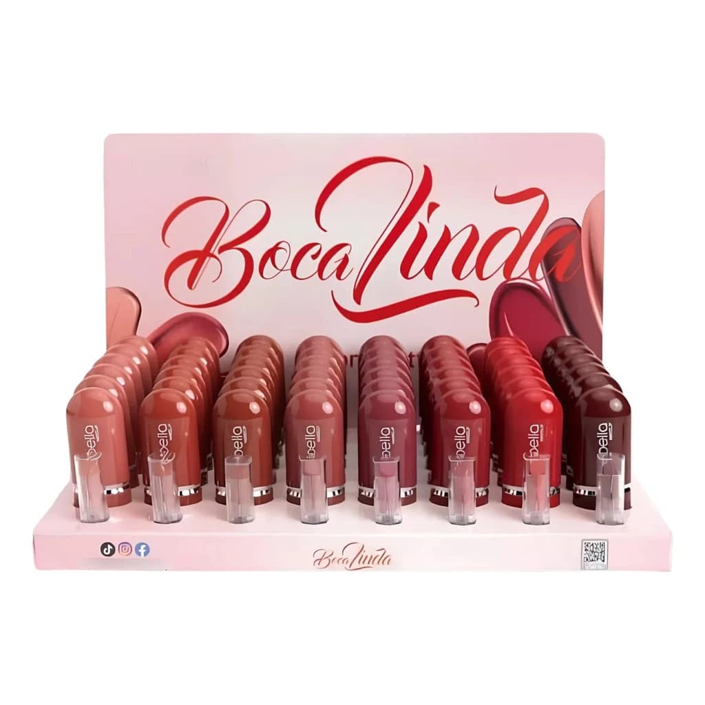 Batom Líquido Matte Boca Linda Acabamento Matte de Longa Duração e Alta Pigmentação - Febella
