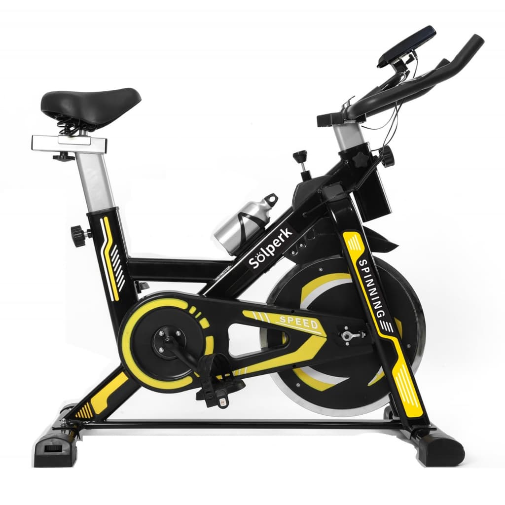 Bicicleta Spinning Ergométrica Exercício Profissional Monitor suporta até 120kg Academia 1.95m