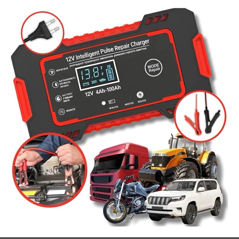 Reparador & Carregador Automotivo 12V - Display Digital  Envio Imediato