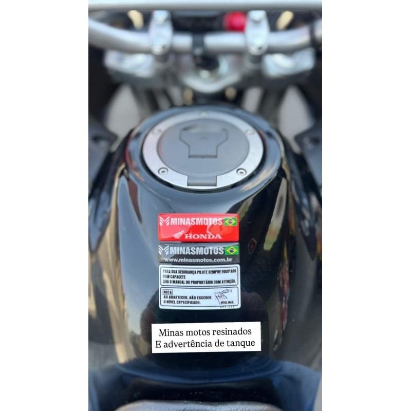 adesivos minas motos ( resinado) ,advertência de tanque( laminado) para tanque/chassi moto