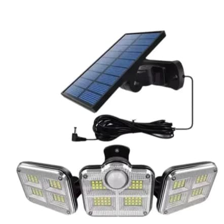 Led 3 Luminária Solar Com Sensor De Movimento Lâmpadas 122