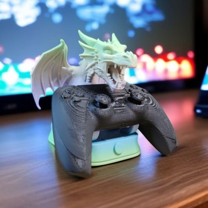 Suporte Para Controle Videogame PlayStation Organização One 360 Nintendo,suporte Dragon O Trono d Seus Jogos