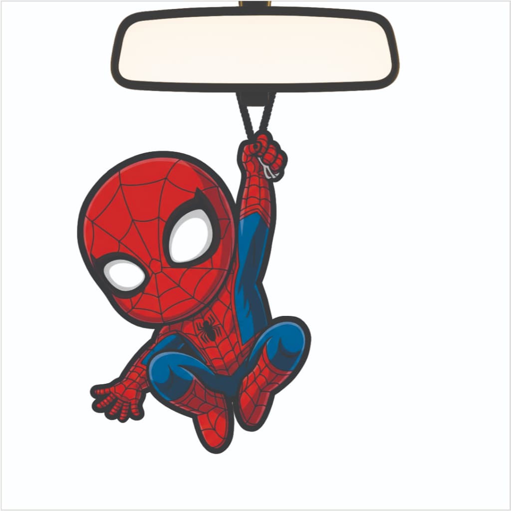 4x Cheirinho de Carro HOMEM ARANHA Aromatizante Automotivo