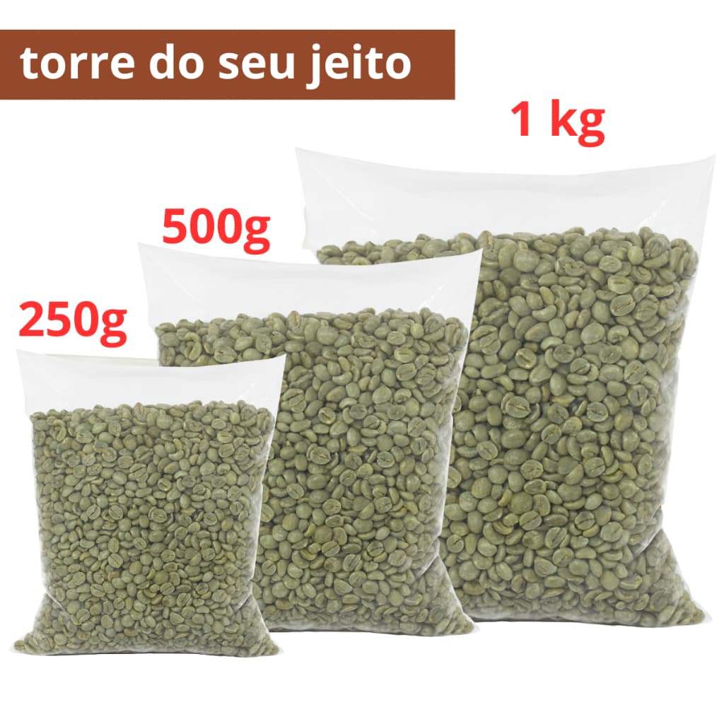 Café em Grão Cru Natural 100% arábica – Direto da Roça | 250g, 500g ou 1kg