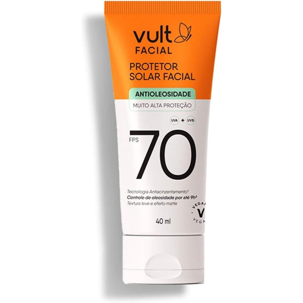 Protetor Solar Facial FPS70 Vult