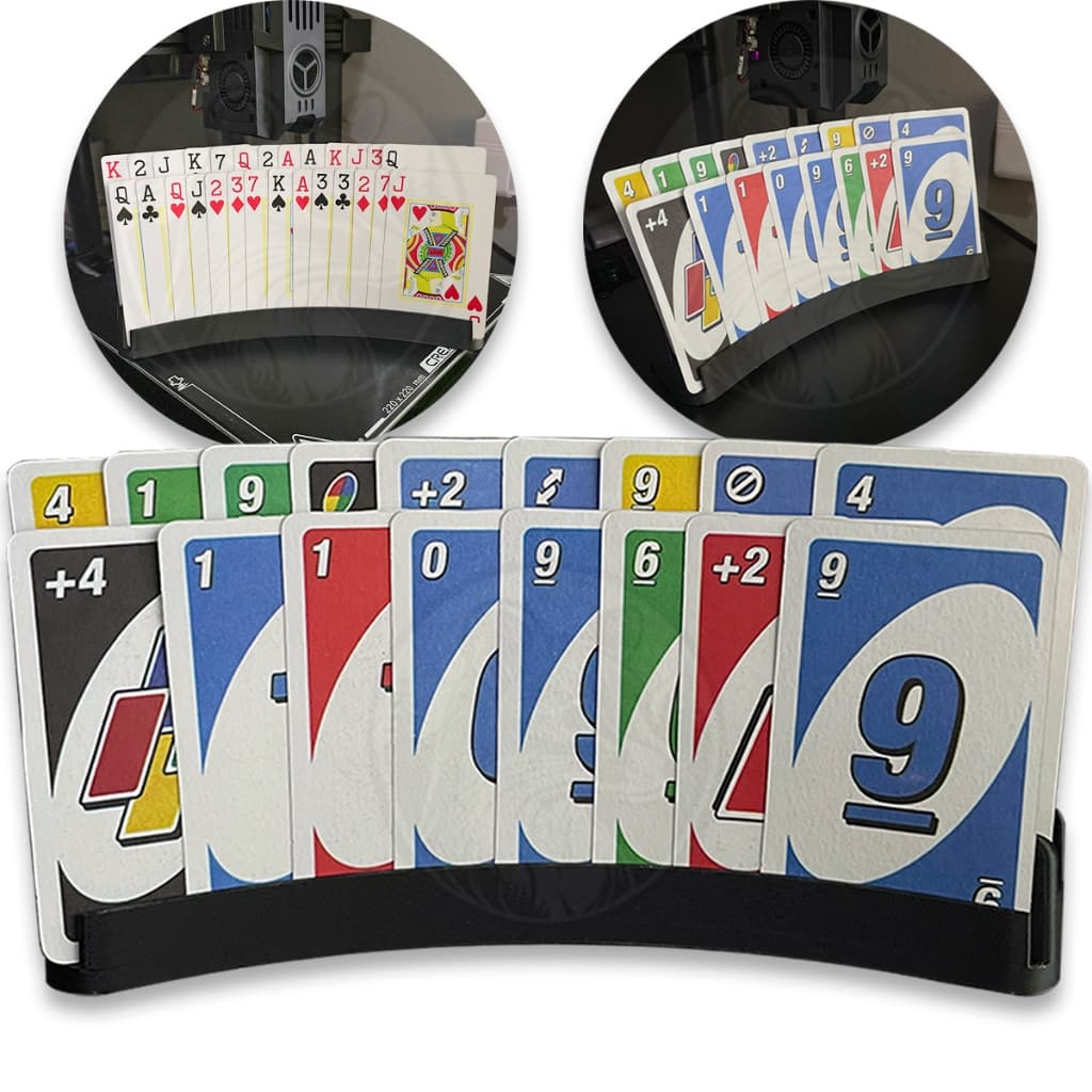 Suporte Para Cartas 2 Andares Família Para Baralho Jogo Segurador de Cartas
