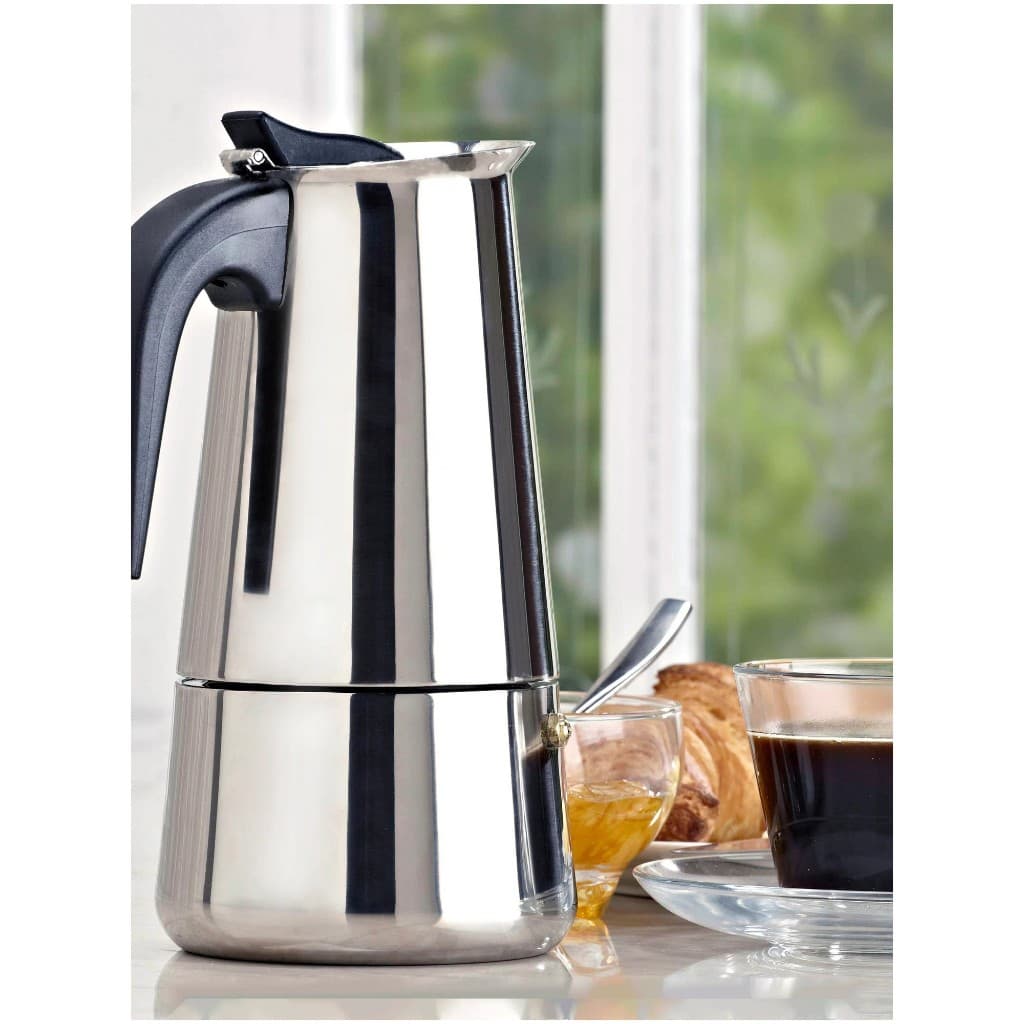Cafeteira Tipo Italiana Aço Inox 300 ml Café Expresso