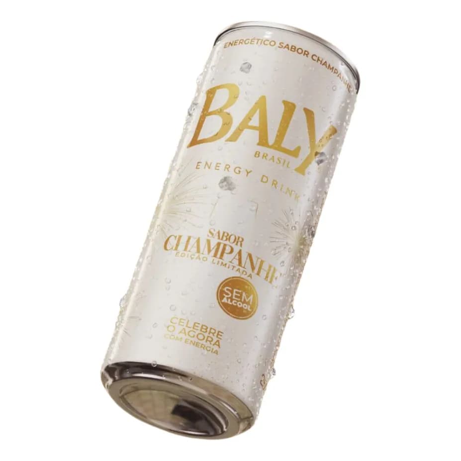 Energético Baly Champanhe Fardo Com 12 Unidades 250ml