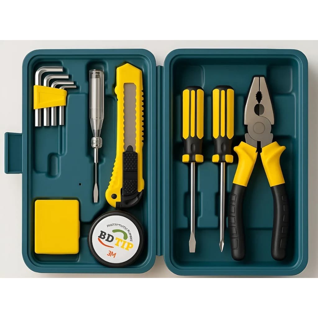 Kit de Ferramentas 8 Peças com Maleta – Completo e Prático!
