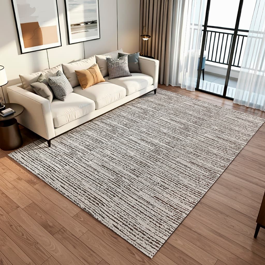 Tapete Jacquard Sala Grande 2,50 x 2,00 e 3,00 x 2,00 Antiderrapante Mesclado Decorativo Lavável