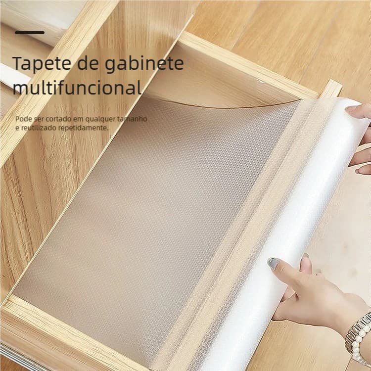 Forro Tapete Gaveta Armário – Multiuso, Organização Cozinha e Quarto