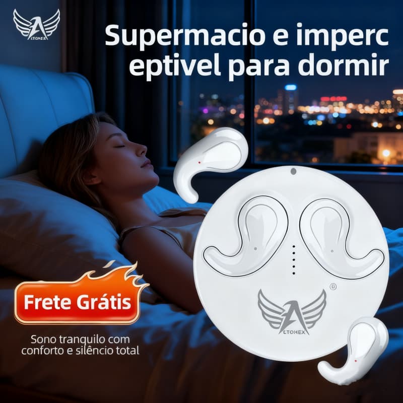 Altomex Fones de Ouvido Bluetooth Mini Fones de Ouvido Bluetooth para Dormir Leves