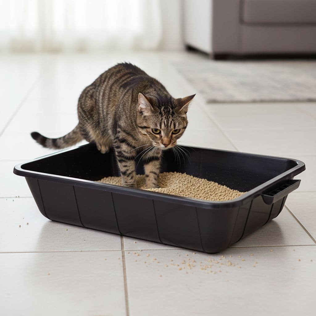 Caixa Sanitaria De Areia Para Gato Pet Reforçada 22 Litros Alta Reforçada Grande