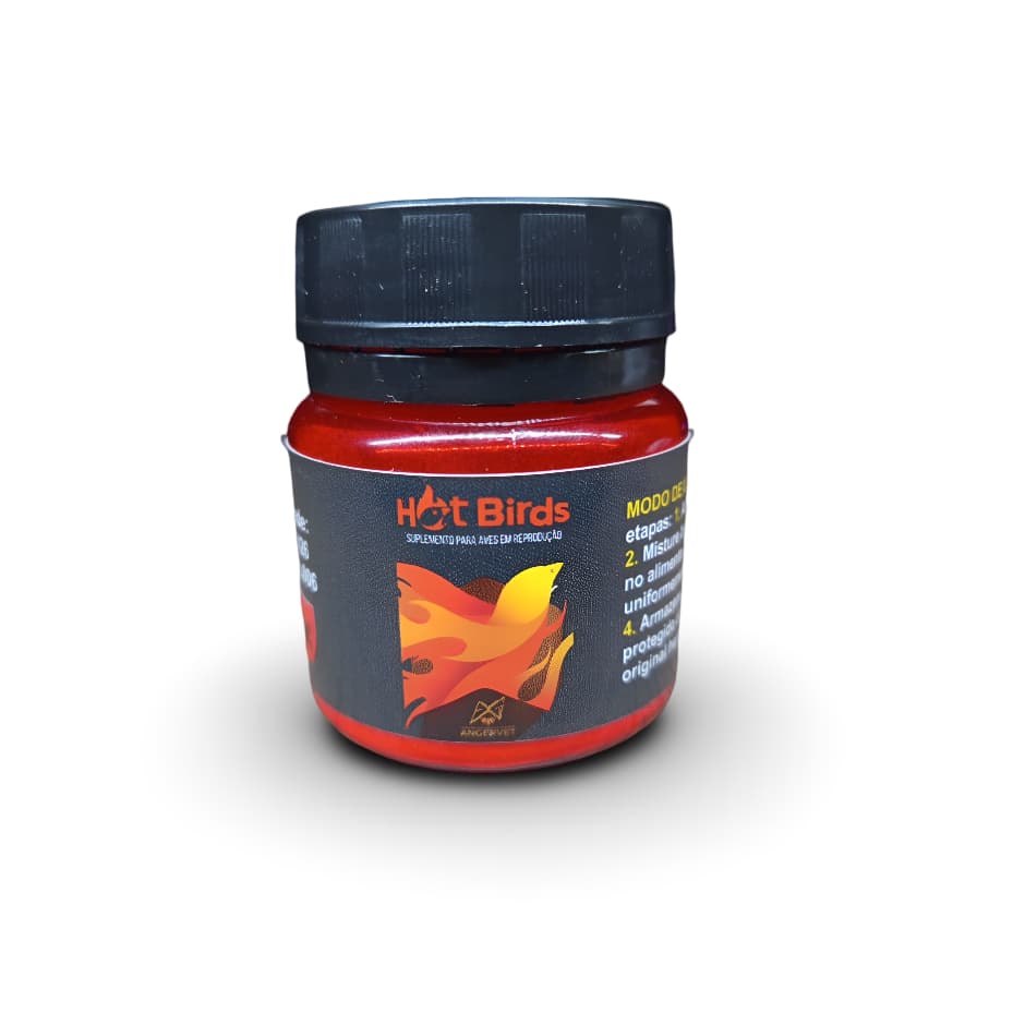 HOT BIRDS-Solução Eficaz para Melhorar a Reprodução dos Pássaros - fracionado