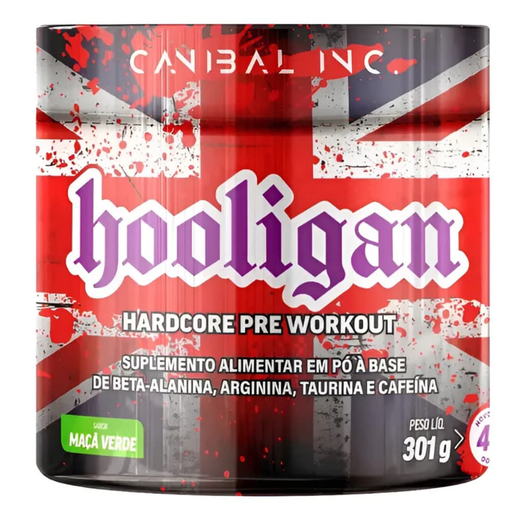 Pré Treino Hooligan 301g - Canibal Inc