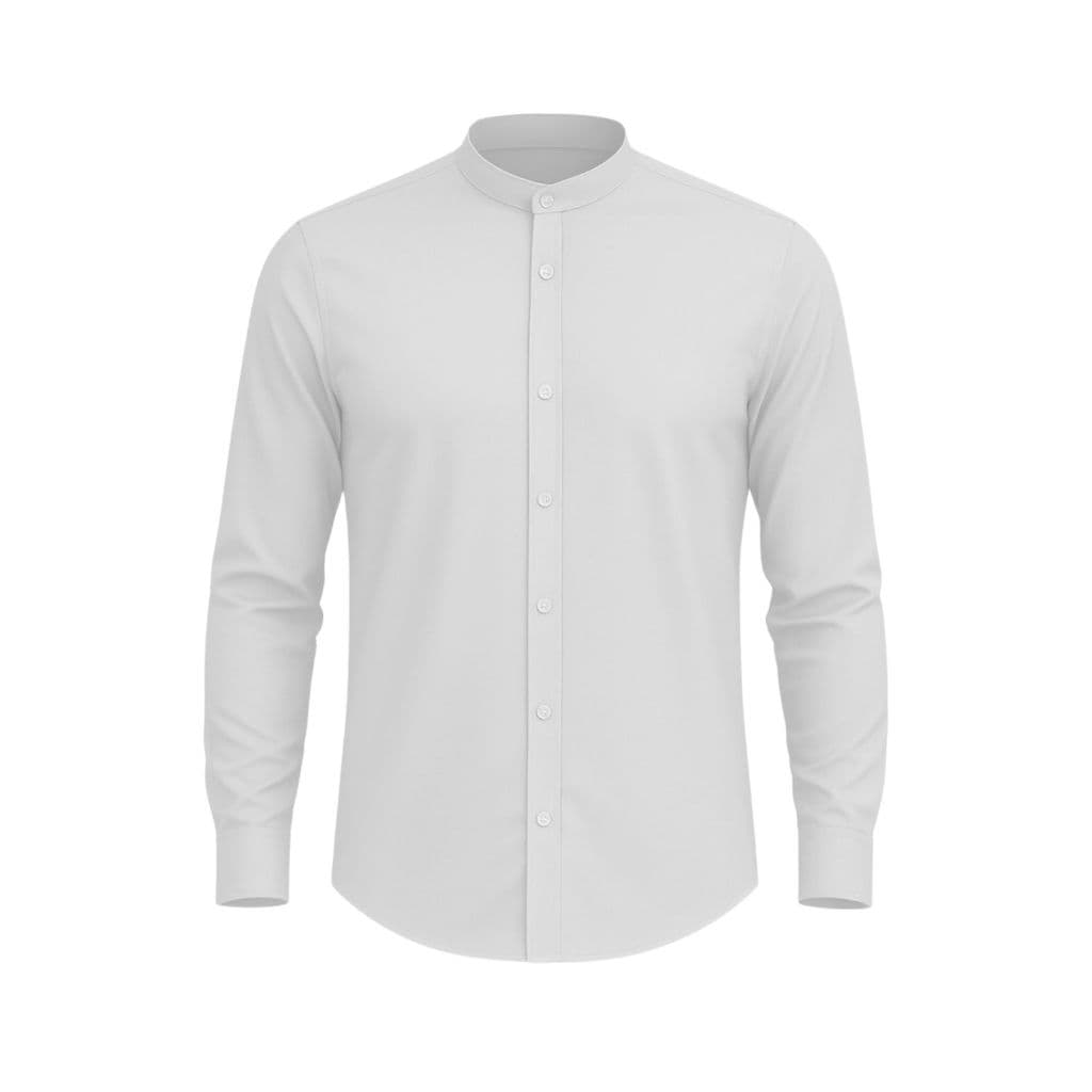 Camisa Gola Padre Masculino Social Manga Longa Luxo Camiseta Social Slim Fit Premium Casual