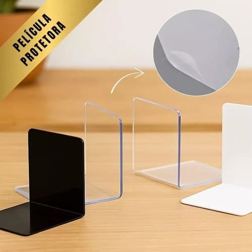 Suporte de Livros Aparador Estante Balcão - Acrílico 2mm | Várias Cores