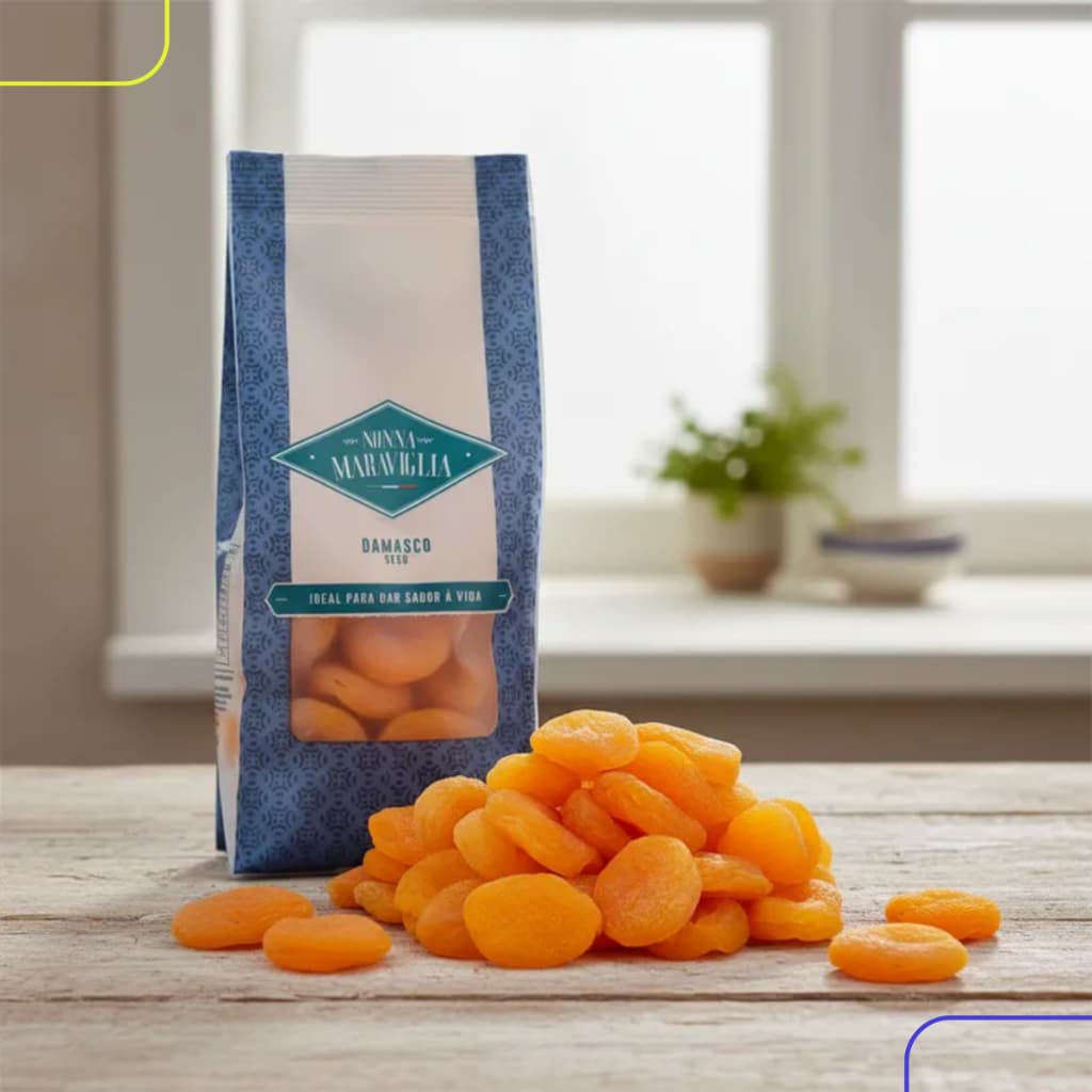 Damasco Seco Turco Natural Doce Saudável e Macio Produto Premium