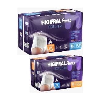 Fralda Adulto Pants Noturna p/m ou g/xg com 16 Unidades Higifral (escolha a variação)