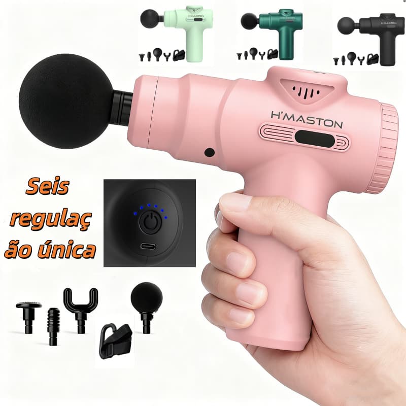 Elétrico 4 Em 1 Massageador Profissional Muscular Elétrico Sem Fio Definição de Músculos Muscular 6