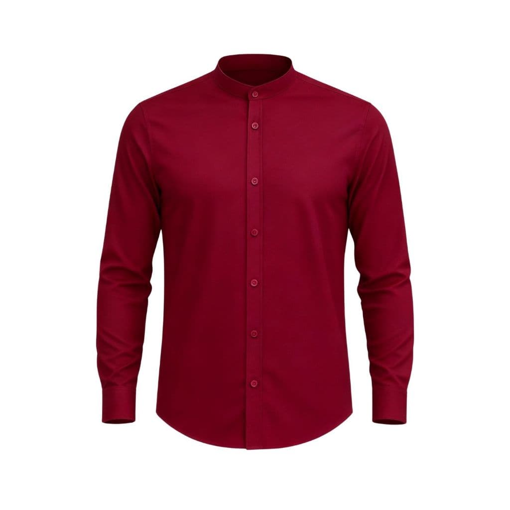 Blusa Gola Padre Masculina Premium Casual Social Camisa Slim Fit Manga Longa Masculina Branca