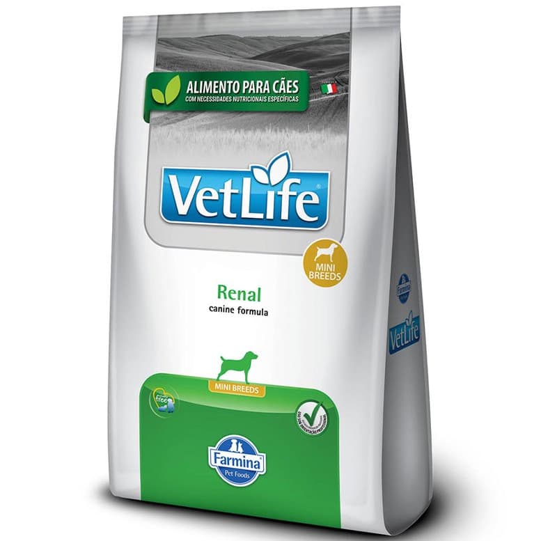 Ração Vet Life Renal Para Cachorro Adulto Raça Pequena 2kg