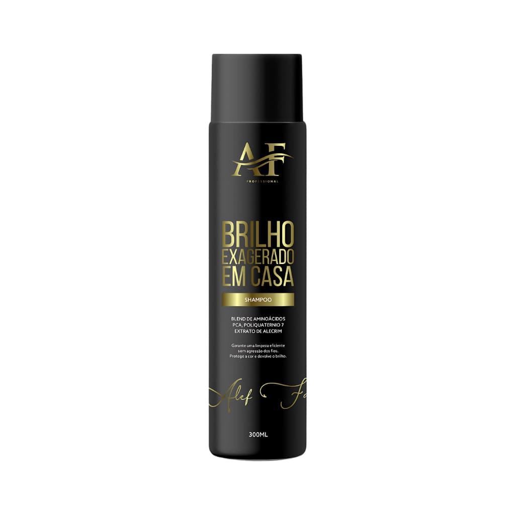 Shampoo Hidratante AF Professional Brilho Exagerado Tratamento de Luxo Anti Frizz