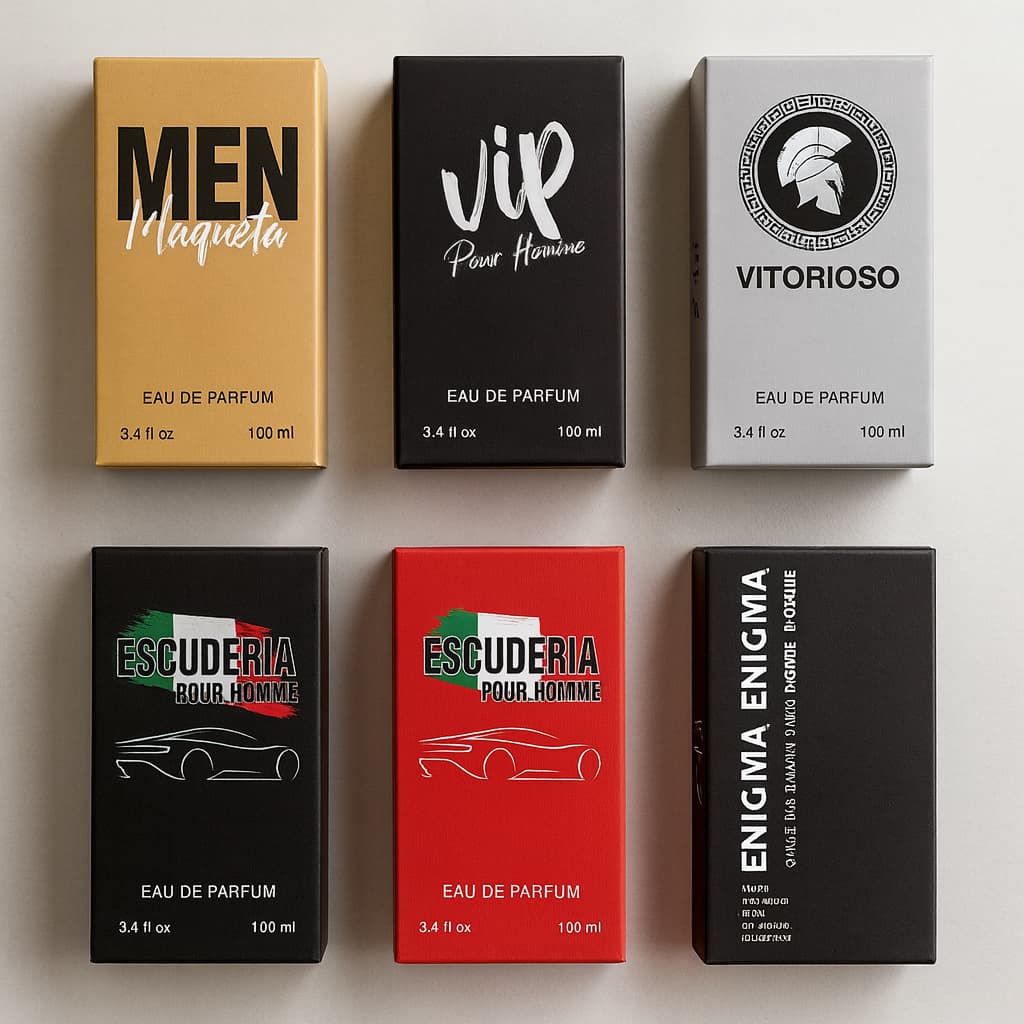 Kit 06 Perfumes Masculinos Referencia Importada 100ml