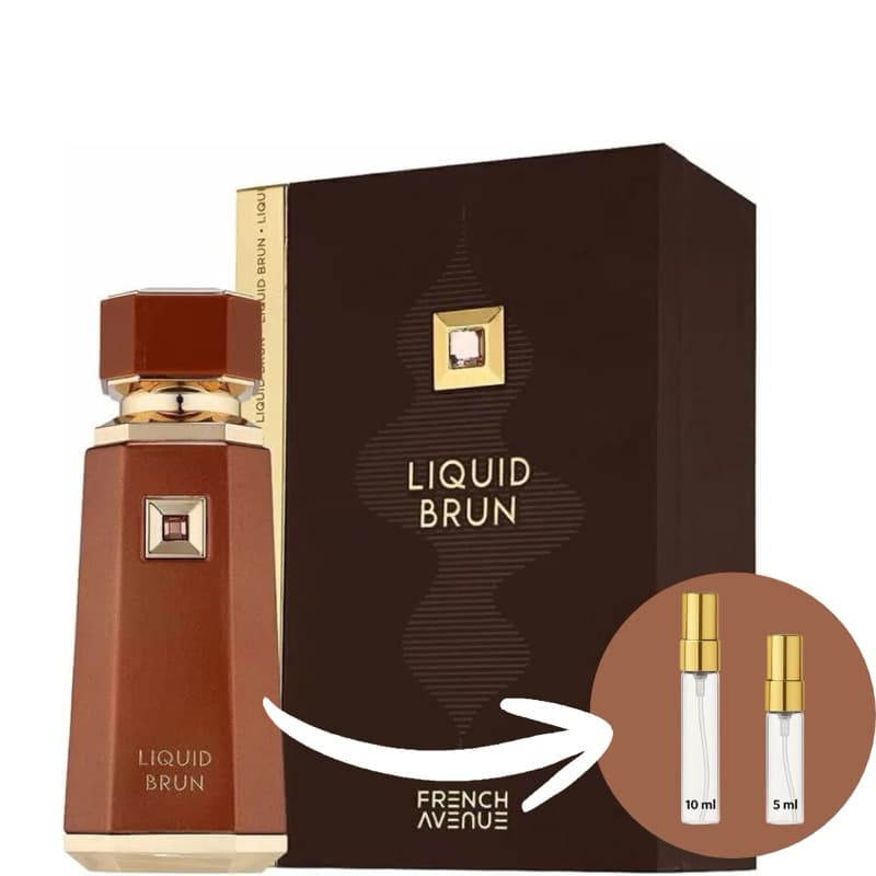 Perfume  Árabe Masculino Liquid Brun French Avenue e Original Importado Alta Fixação Luxo Amadeirado e Elegância