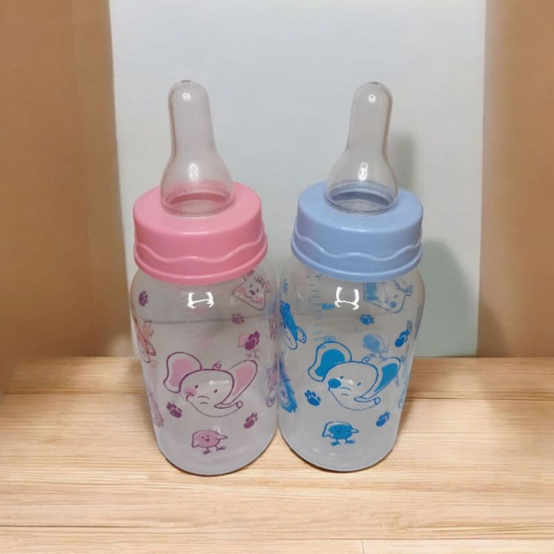Kit Mamadeira 140ml - Menina e Menino Resistente ( Bico Macio)