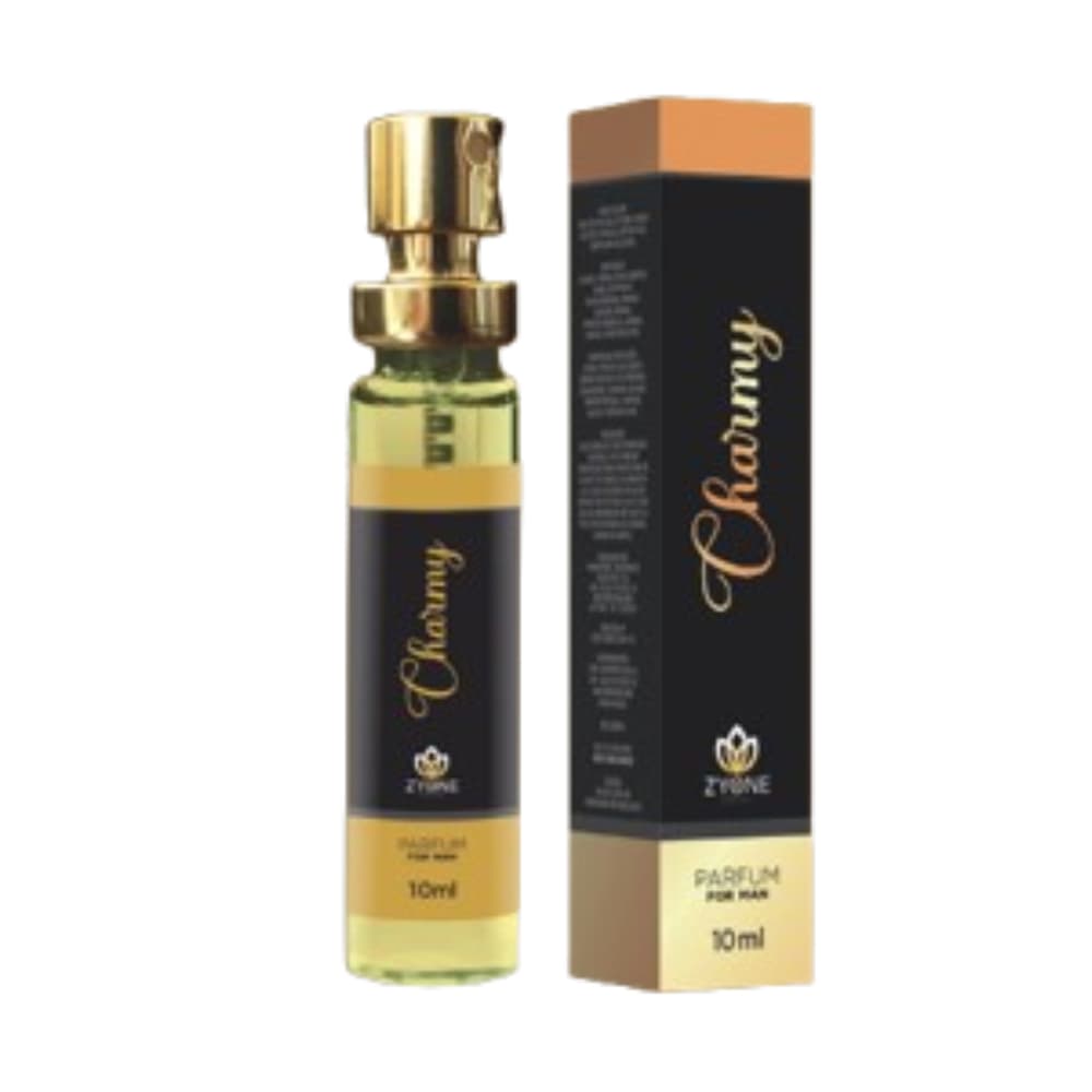 Perfume Charmy Masculino 10ml Zyone Alta Fixação 25% de Essência Importada Parfum