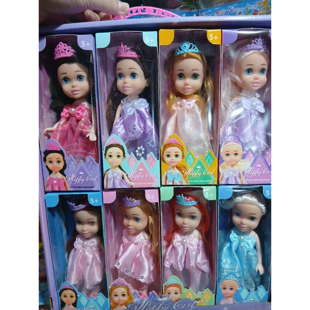 boneca princesas articulado 16 cm(aleatorio)
