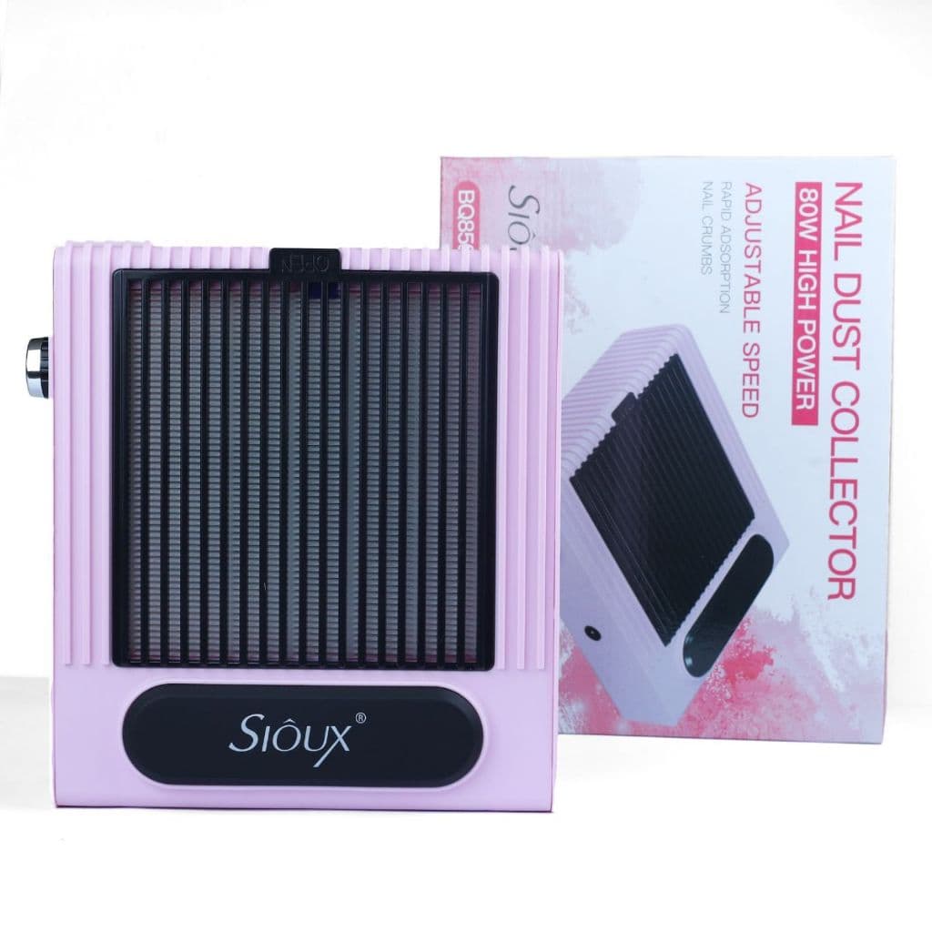 Coletor Sugador Aspirador de Pó de Unhas Sioux 80W Alta Potência Manicure