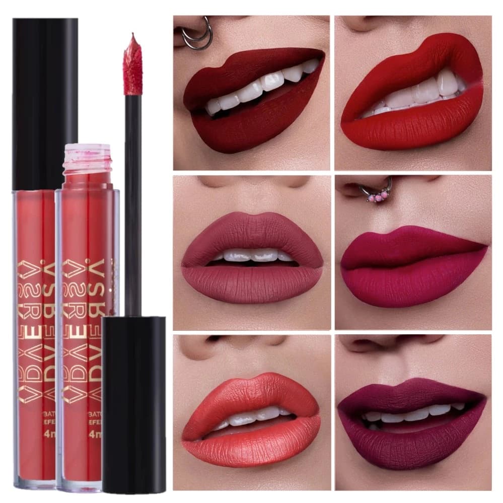 Batom Líquido Matte Vegano | Alta Pigmentação | Longa Duração | Coleção #Pinup