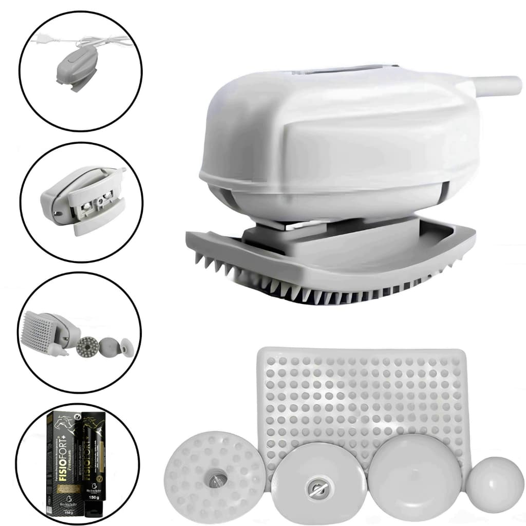 Massageador Corporal Fisioterapia Relaxamento Muscular + Pomada Massageadora