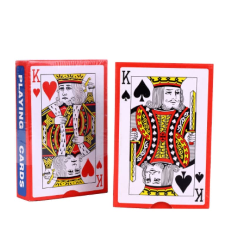 Baralho de Cartas de Papel 54 Cartas Jogos em Família Diversão, Baralho
