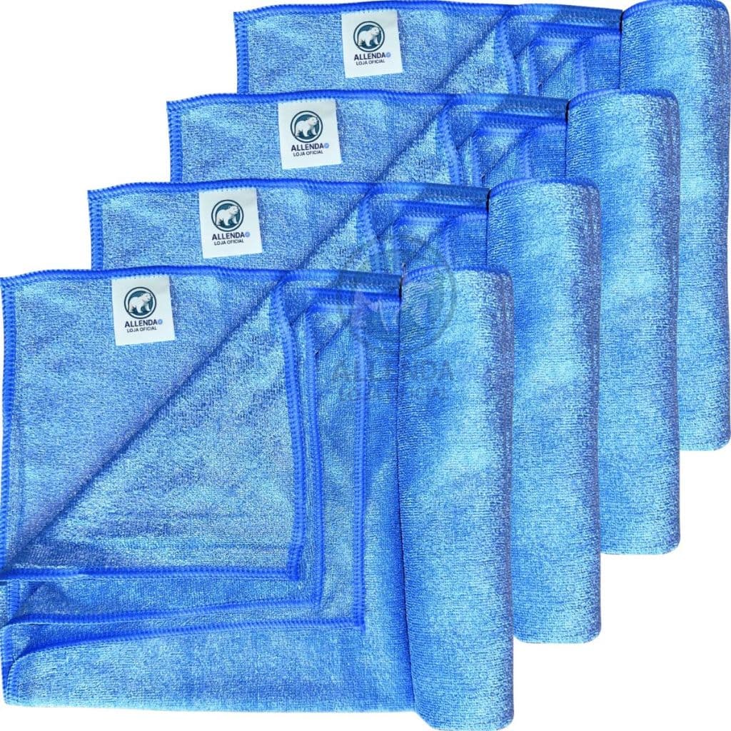 Kit 4 Unidade Toalha Secagem Magica Automotiva Super Absorçao 50x90cm Uso Carros Moto Caminhao