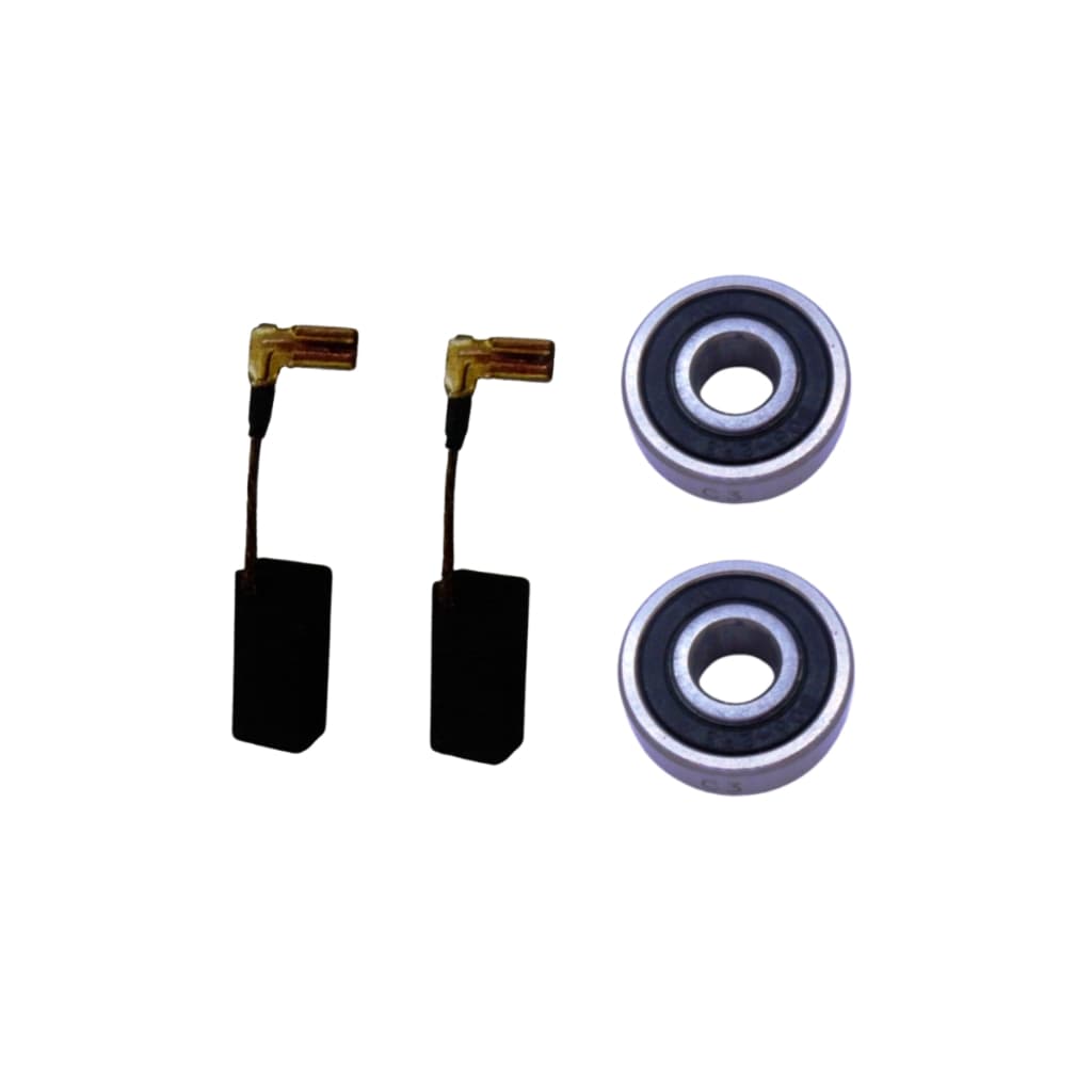 Kit Rolamento DWE4020 4120 B2  607 + 608 + Carvão Esmerilhadeira Rolamentos Escova