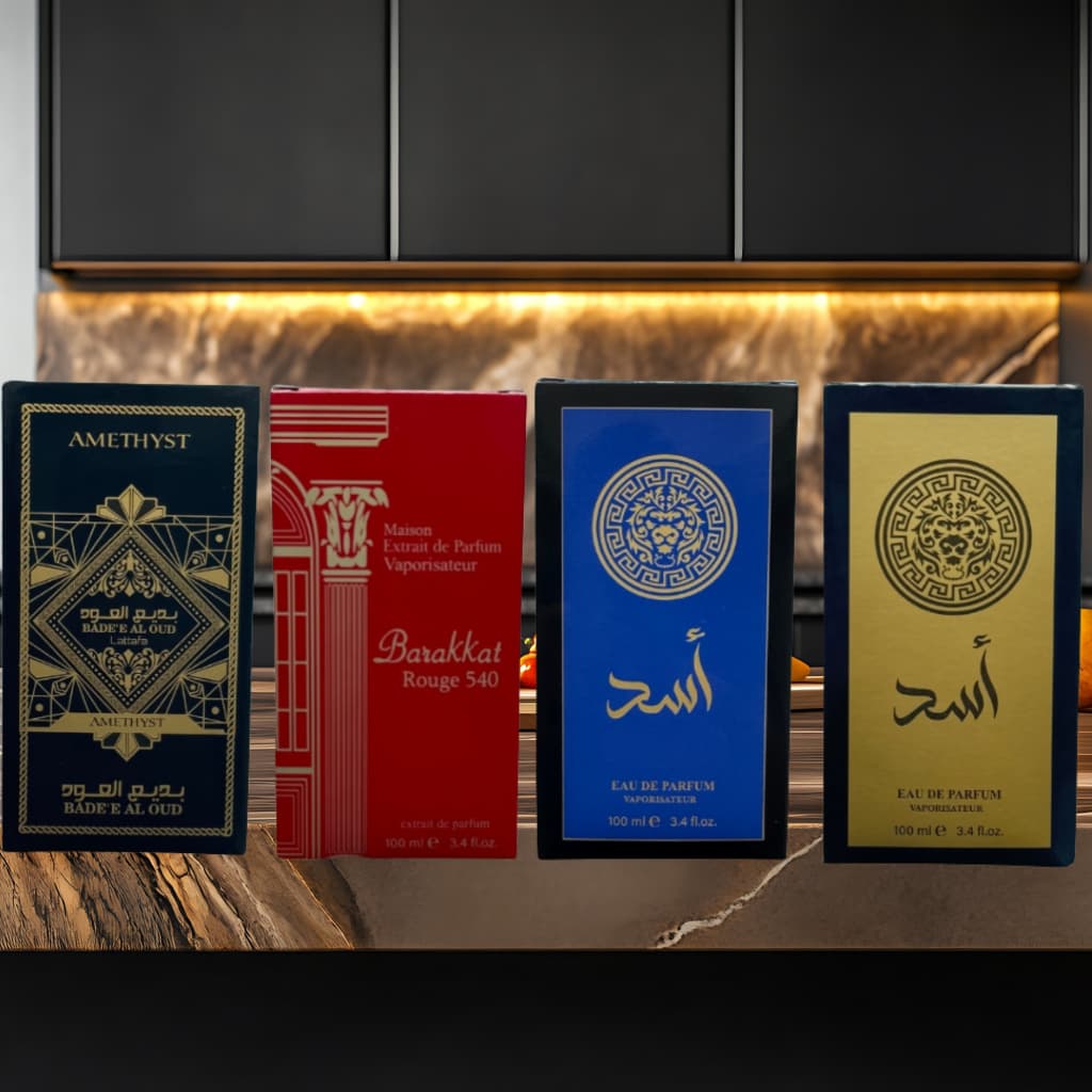kit 4 Perfumes Masculino Árabes Importado