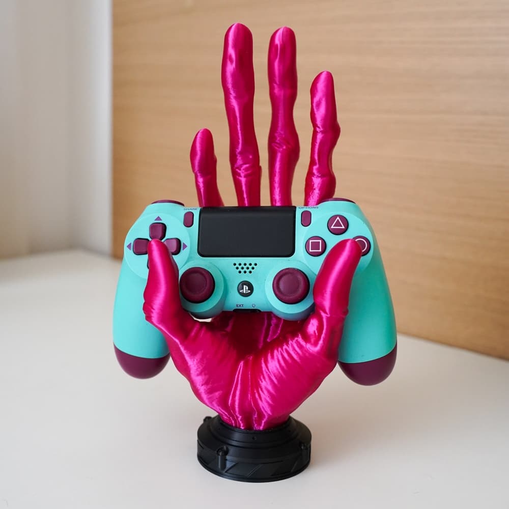 Suporte para Controle Gamer Videogame Xbox Playstation Mão Alien 3D